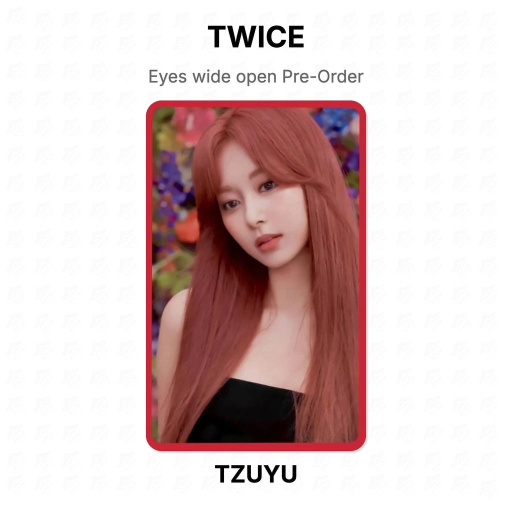 TWICE Eyes wide open Pre-Order Official Photocard