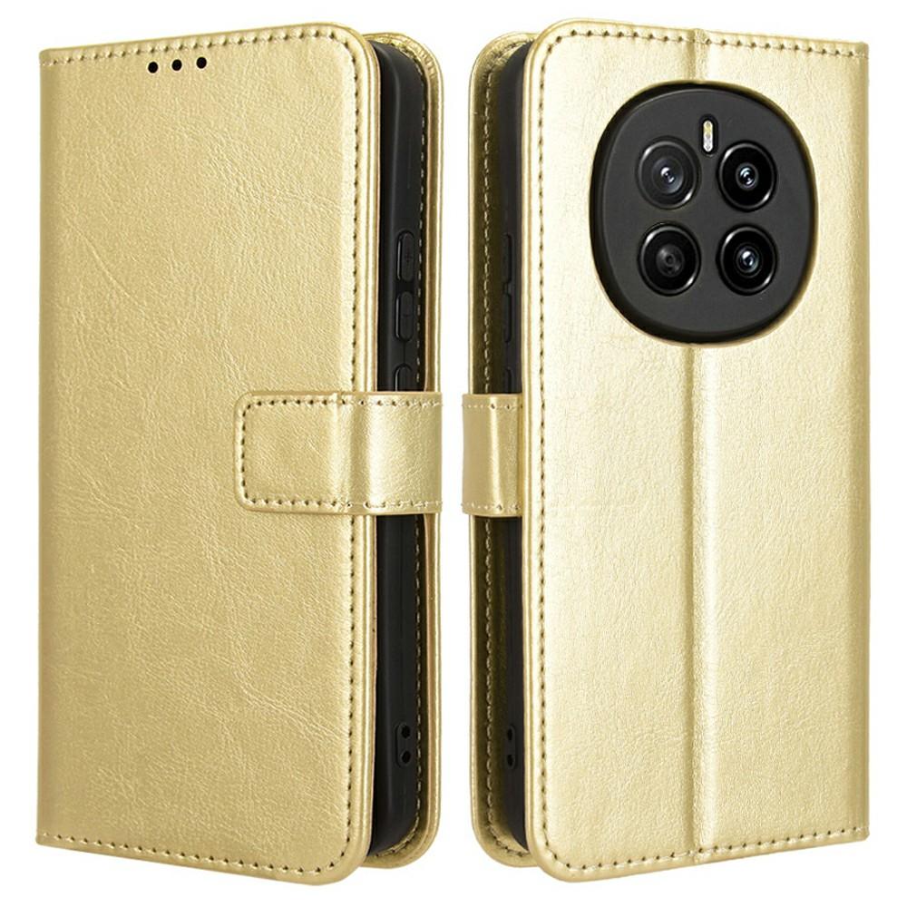 For Honor Magic7 5G Case Crazy Horse Texture PU Leather Phone Wallet Cover