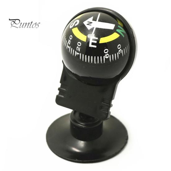 Black Car Dashboard Boat Truck Suction Mount Pocket Navigation Compass Ball