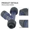 20 63mm Y-Type Filter Transparent PVC Y-Type Filter Easy Installation Removes Impurities And Debris Sturdy And Reliable