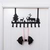 Beiyou Lucky Deer Extended Over-Door Hook (Silver)