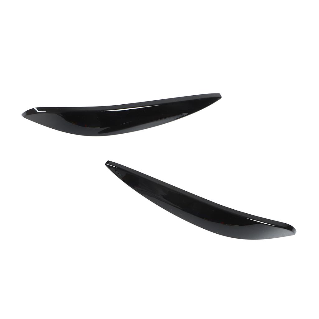 2pcs Headlight Eyebrow Left Right ABS Replacement for   Smart 453 Fortwo Forfour 2015‑2020