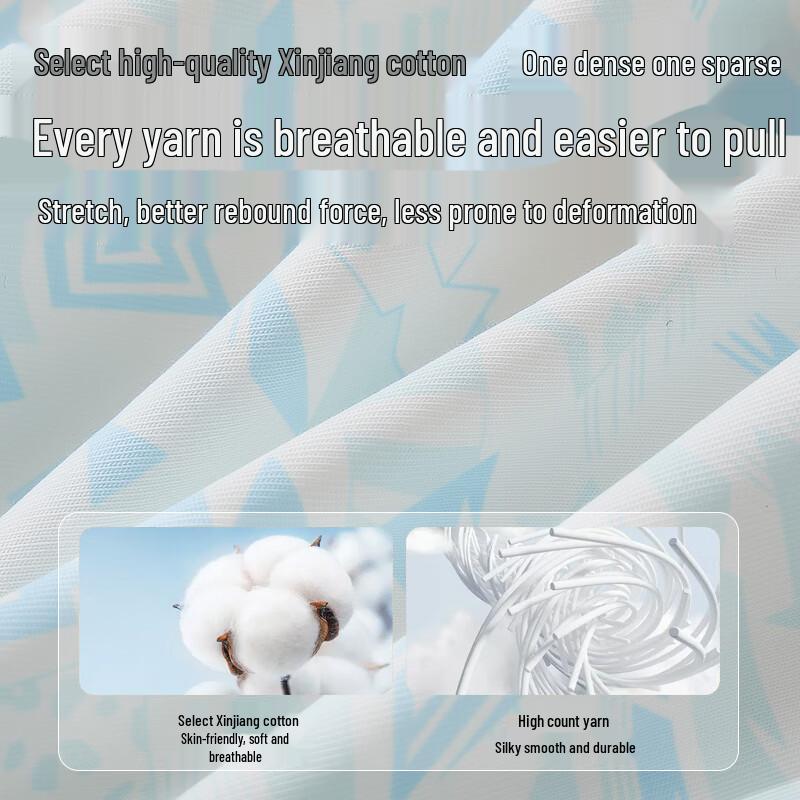 Men's Pure Cotton Antibacterial Boxer Briefs 4-Pack