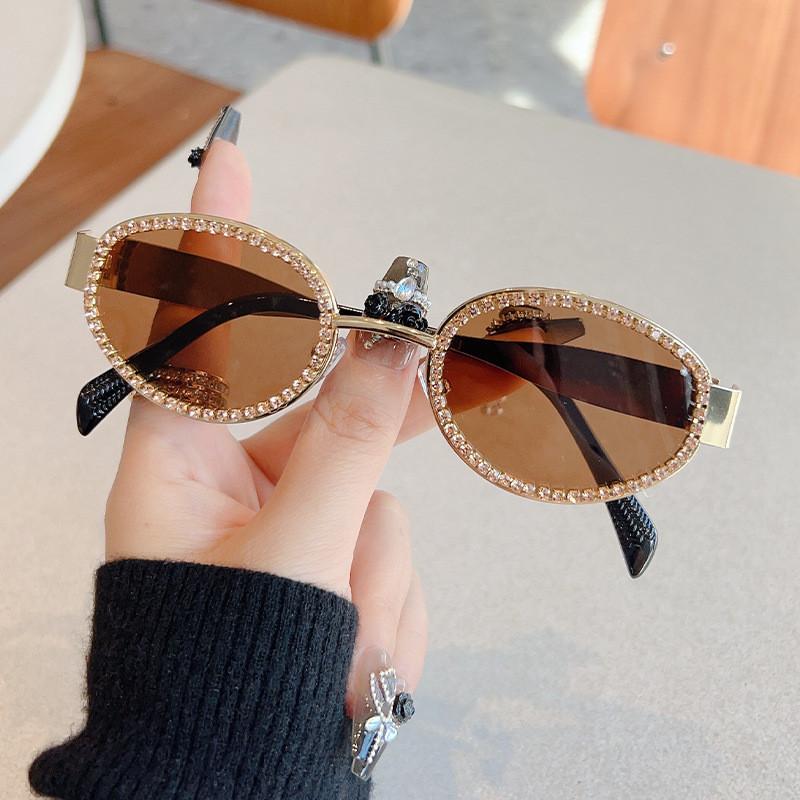 Trendy Geometric Metal Sunglasses For Women And Men With Uv400 For Outdoor Sports And Casual