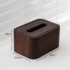 Luxury Walnut Tissue Box, Napkin Holder, Rectangular Storage Rack, Living Room Remote Control Storage Box, Kitchen Supplies