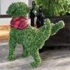 Decorative Peeing Dog Topiary Realistic Ornament Home Indoor Outdoor Decoration