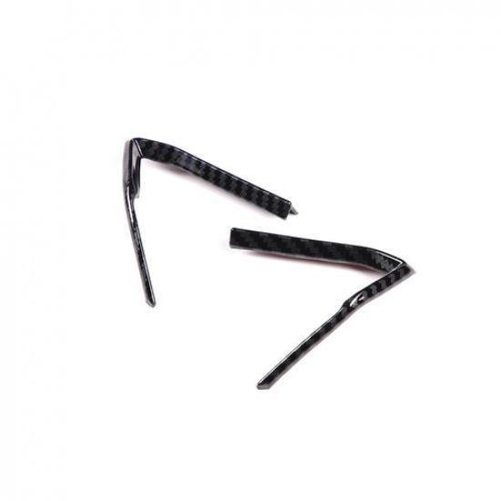 ABS Carbon Fiber Steering Wheel Frame Cover Trim For Mazda 3 6 CX3 CX5 CX8 CX9