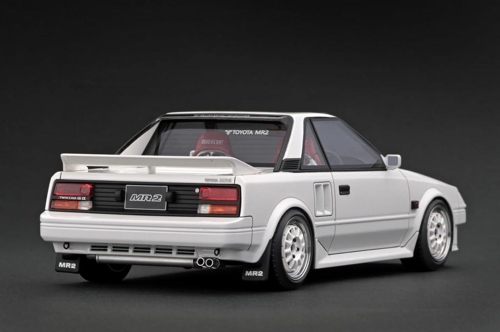 Ignition Model Toyota MR2 White Finished Product 1/18 (AW11)