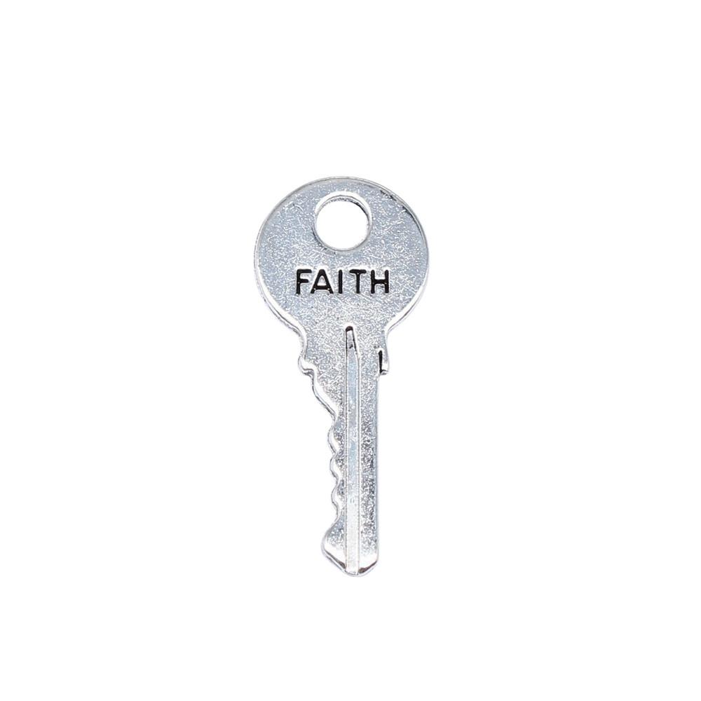Simple Skeleton Key Charms Multi Color Alloy Pendants For Vintage Themed Jewelry