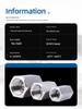 High-Pressure 304 Stainless Steel Hex Threaded Reducer Adapter (Male/Female)
