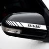 2pcs Car Rearview Mirror Stickers Side Stripe DIY Decal Car Styling For Mitsubishi Lancer X 10 Outlander 3 Pajero Asx L200