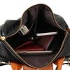 Embossed Letter Convertible Backpack For Women Color Block Casual Commuter Bag