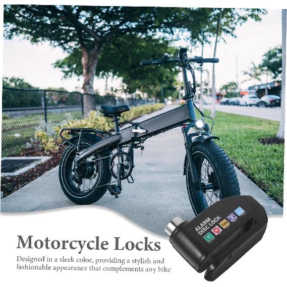 GLEAVI 1 Set Disc Brake Pad Lock Motorcycle Disc Brake Lock Motorcycle Wheel Lock Bicycles Accessories Motorcycle Alarm Brake Lock Alarm Lock Cycling