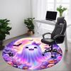 1pc Ghost, Spooky Night Chair Carpet for Office, Soft Flannel Throw Mat, Perfect for Office,Holiday Party Decoration Choice Yy251113138