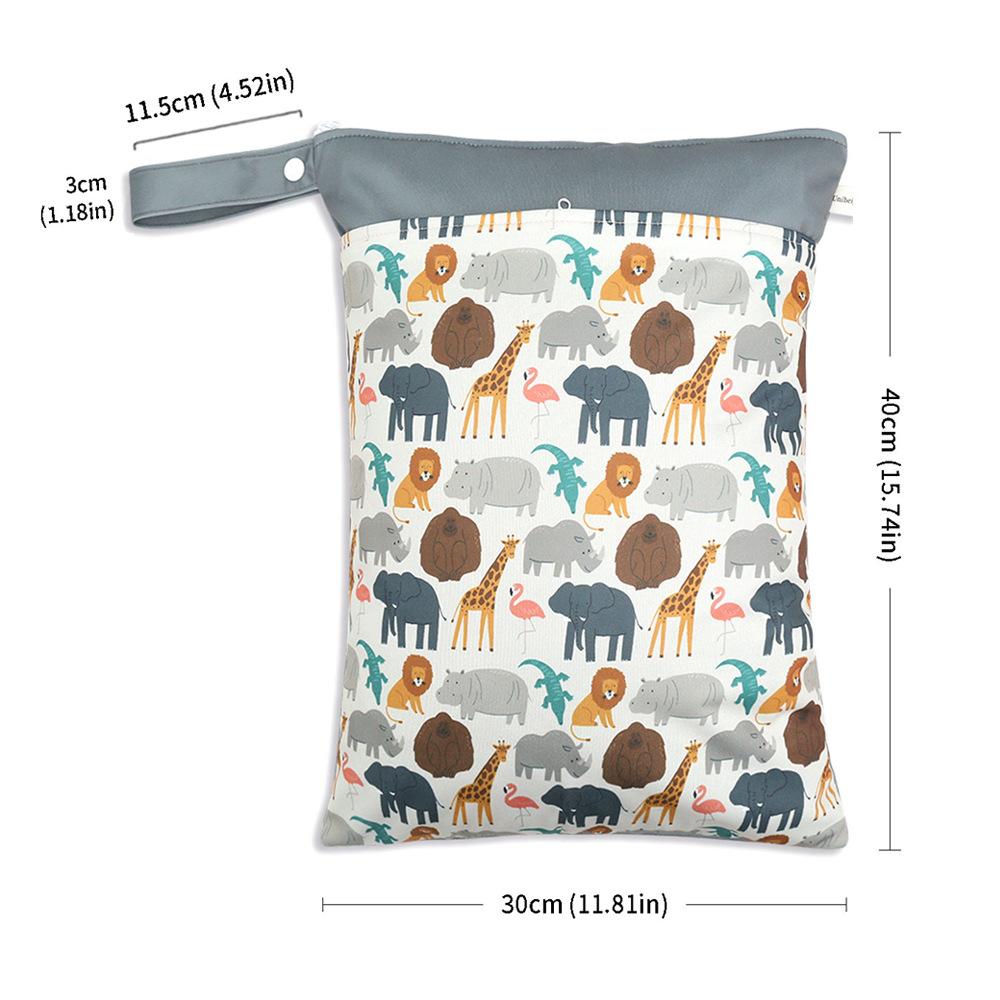 Bolsa Impermeável para Natação Bolsa Tote Seca Molhada Bolsa de Armazenamento Reutilizável com Alça de Fecho para Roupa de Banho