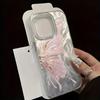 Pink Butterfly Wing Pattern Silicone Phone Case For iPhone 11 12 13 14 15 16 17 Pro Max 17 Air X XR XS Shockproof Bumper Cover