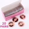 1 Pair Of Natural Thick False Eyelashes 4 Mixed And Matched Simulated Fried Eyelashes Curled Eyelashes