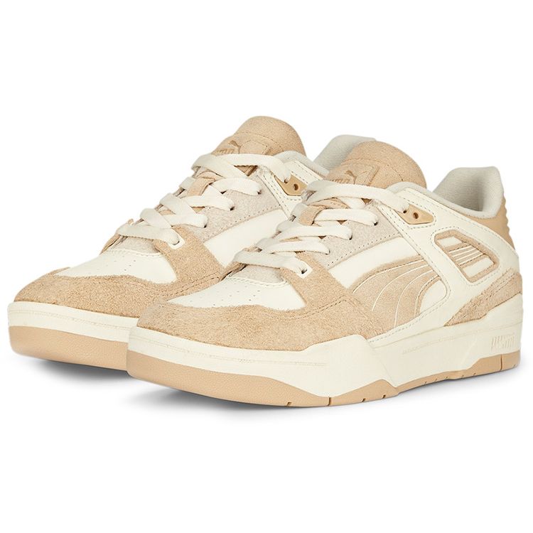 Puma Slipstream First Sense Casual Comfortable Durable Low-Top Skate Shoes Women Sneaker Light-Brown 388563-02