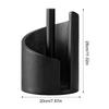 Wood Paper Towel Holder One-Handed Operation Easy Access Paper Towel Stand Farmhouse Kitchen Decor Accessory