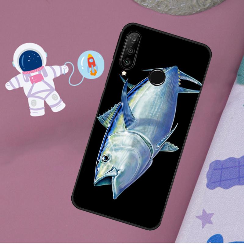 Bluefin Tuna For Huawei Nova 12s 12i 11i 8i Y73 Y72 Y61 Y91 Y90 Y70 Y60 9 10 SE P30 P40 Lite P60 Pro Case