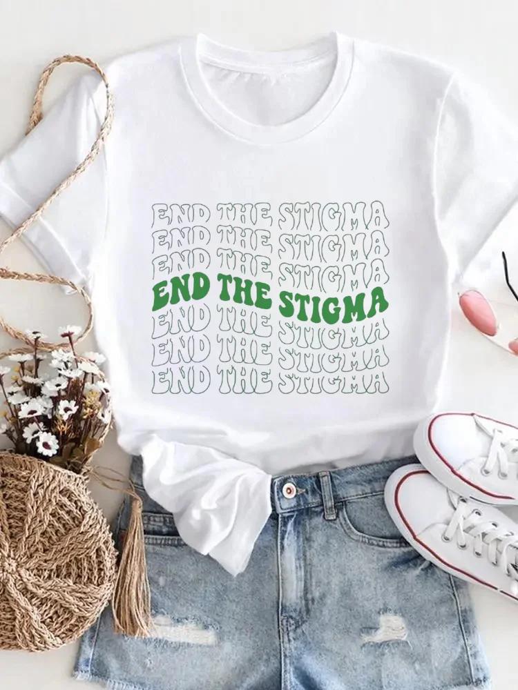 Camiseta de Verano de Manga Corta con Estampado Casual de Moda para Mujer con Patrón de Fruta de Limón, Ropa de Moda con Cuello Redondo de Tejido de Poliéster