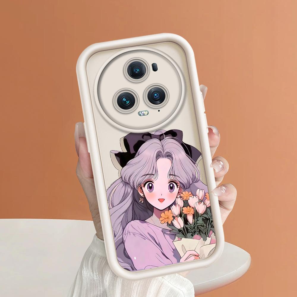 

Мягкий силиконовый квадратный чехол с рисунком лестницы для телефона, полное покрытие, противоударный защитный резиновый чехол для камеры для Huawei Honor Huawei Nova 5I белый