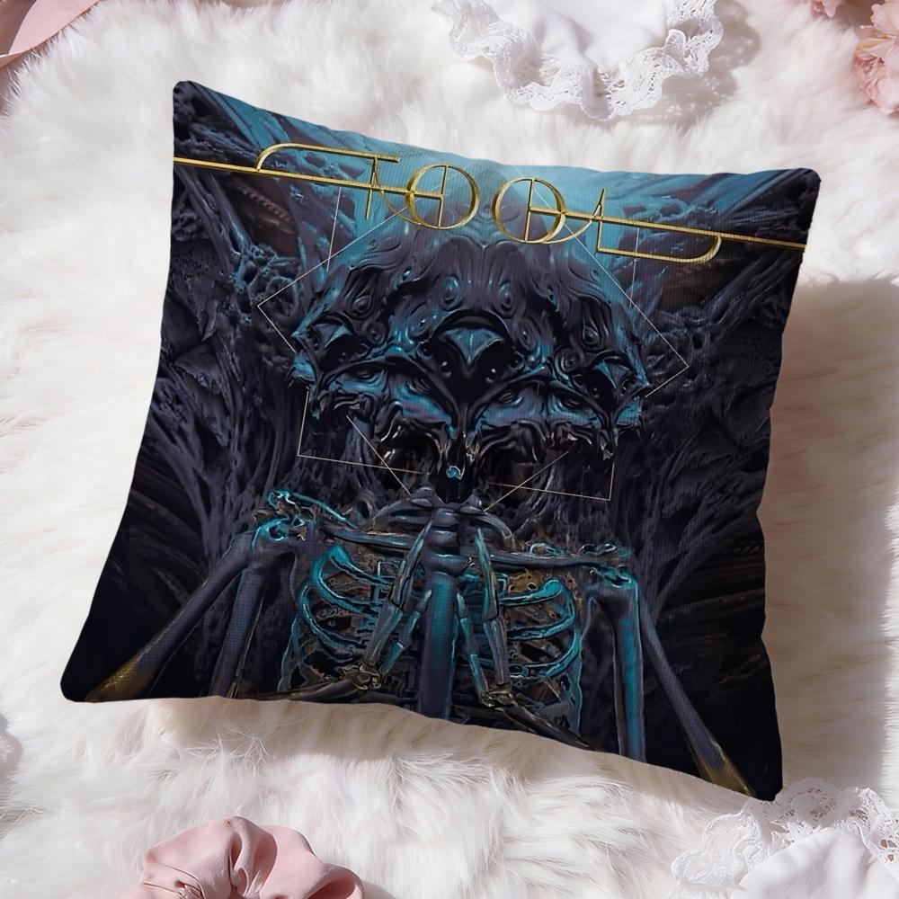 Copricuscino Banda Rock T-Tool Comfort Premium Copricuscino Reversibile - Design Due in Uno per Qualsiasi Stanza e Interno Auto