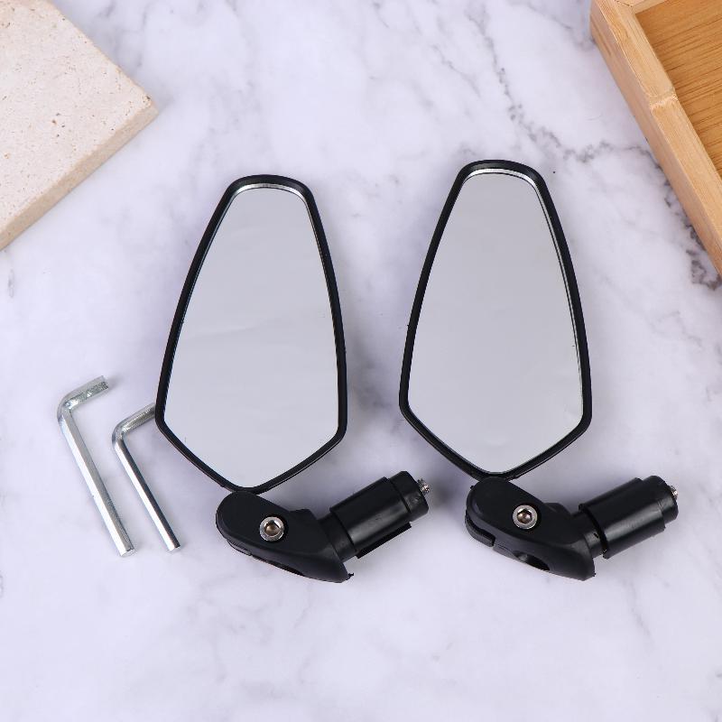 1/2Pcs  Rearview Handlebar Mirrors Rotatable For Mountain Road Bike Motorcycle Bendable Hose Adjustable Rearview Mirror