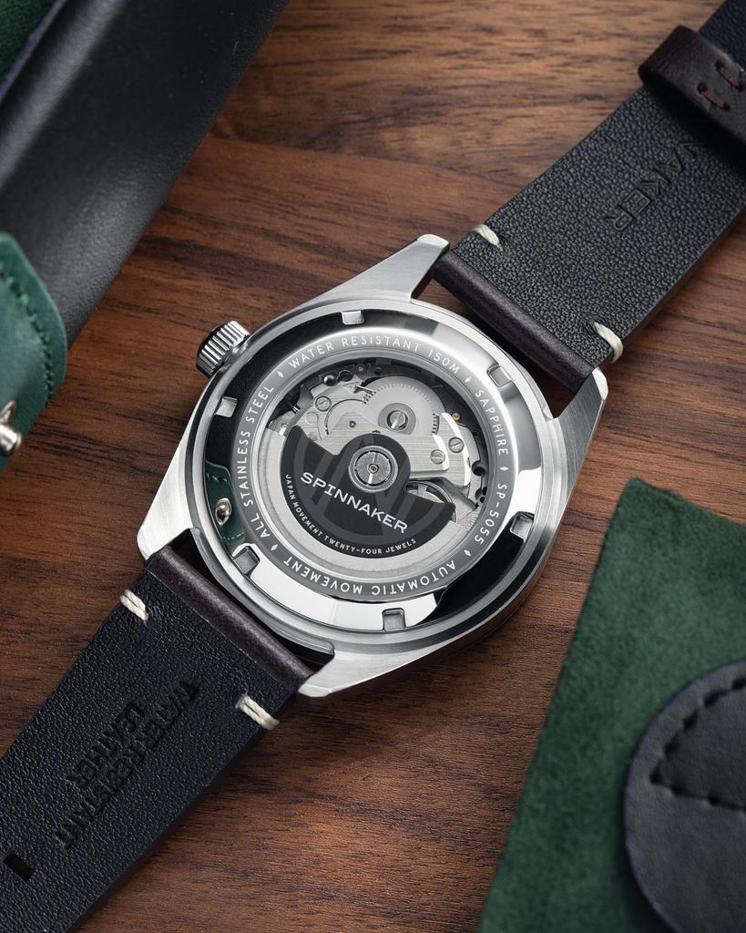 Spinniker Fluss SP-5055-0G Men's Watch, Brown [Parallel Import]