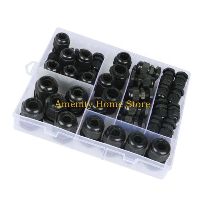 

F26C 50Pcs Cable Glands IP68 Waterproof Connectors Cable Glands Joint Cable Grommets China Mainland