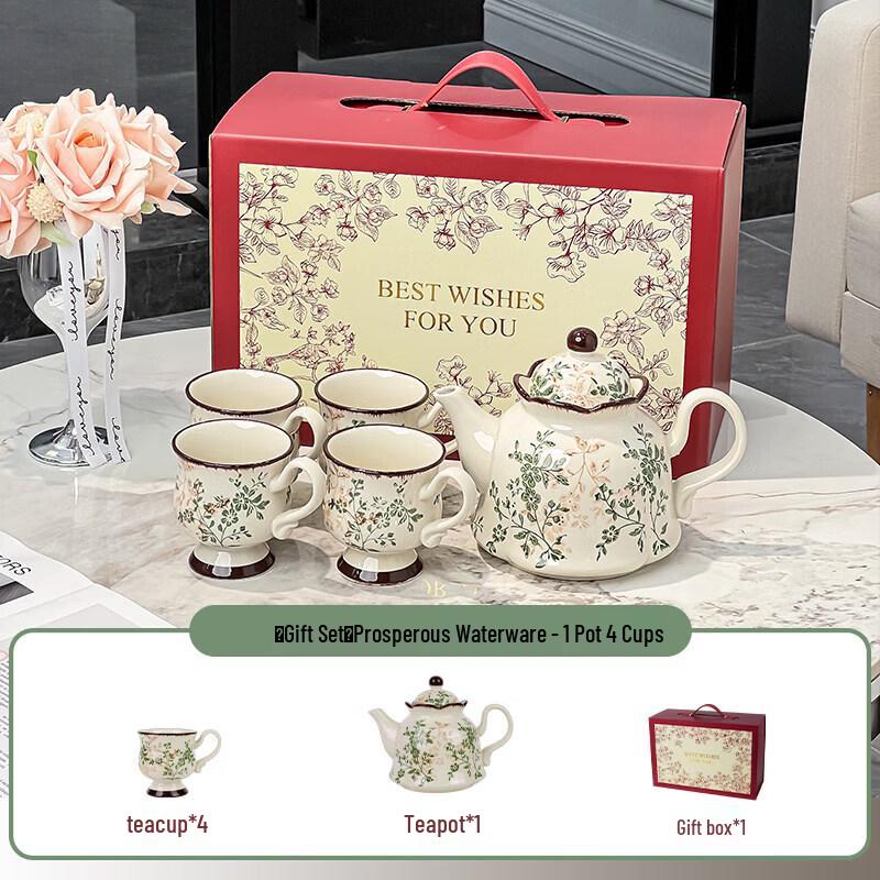 Starry Bloom Automatic Water Supply Tea Set