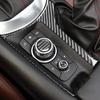 3Pcs For Mazda MX-5 Miata 2016- Carbon Fiber Interior Multimedia Panel Cover