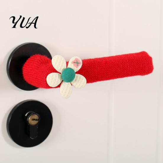 Silent Furniture Leg Protectors Knitted Doorknob Covers, Thick Anti?Slip Feet Protector Sleeves, Door Handle Covers Cushion Pads, Floor for Knobs &
