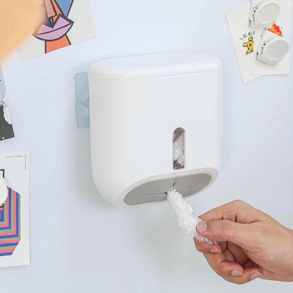 

Пылезащитные эластичные крышки для продуктов, коробка для хранения, настенный держатель для крышек для продуктов белый