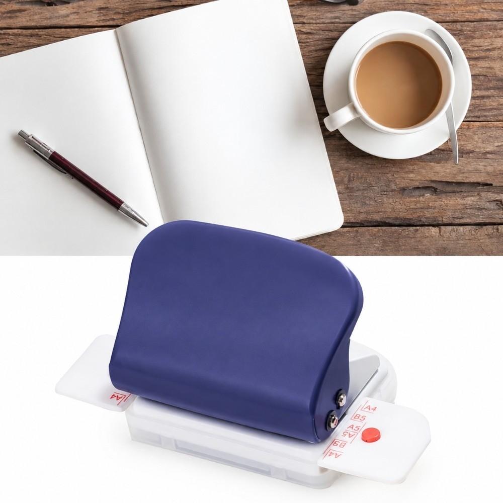 Portable Mini Hole Puncher Light Weight Hole Punch Machine Loose Leaf Punch DIY Craft Project