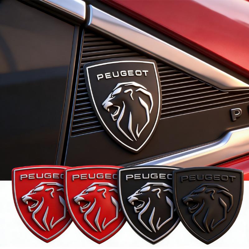 hijk1 Car Logo Front Grille Rear Trunk Decoration Sticker For Peugeot For VW GTI Golf MK6 MK7 Polo Passat B7 CC Tiguan CC/Car keychain