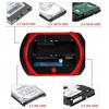 10 In 1 Dual-bay Hard Drive Docking Station for 2.5/3.5 Inch HDD SSD SATA To USB 3.0 HDD SSD Enclosure with 12V3A Power Adapter