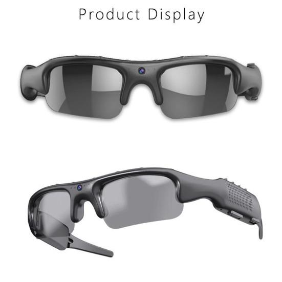 1080P Cycling Sports Camera Glasses 140 Degrees Wide Angle WiFi Video Camera Sunglasses Outdoor Travel Biking Recording Camera Eyeglasses