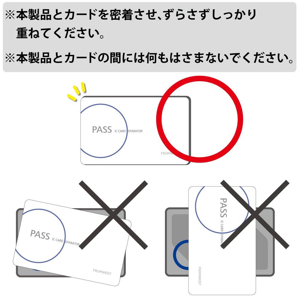 KOKUYO Transportation IC Card Separator, Double-Sided Pass Type, Naf-W1