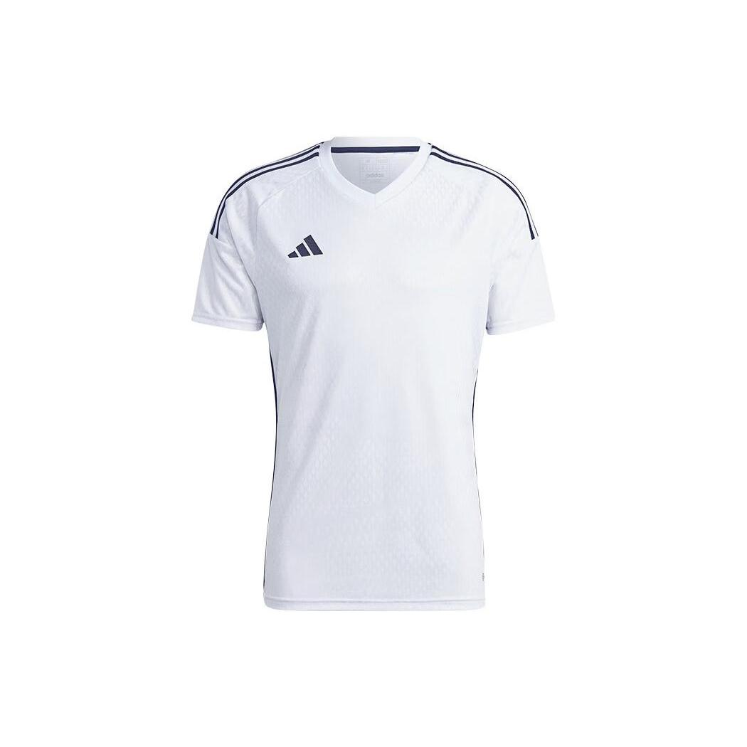 

Adidas Soccer Jerseys Men s White Moderate Straight Fit HT5686 S