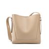 Cowhide Women's Shoulder Bag Fashi Trend Luxury Designer Bucket Bags Large Capacity Genuine Leather Women Crossbody Bags