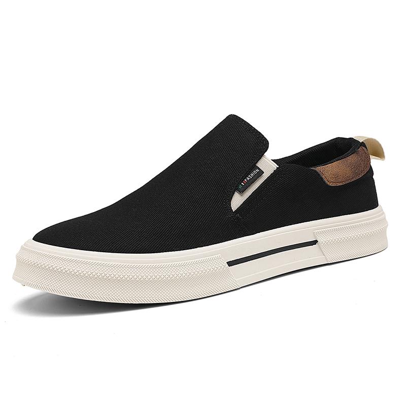 New Men Casual Shoes Male Sneaker Canvas Boys Fashion Slip-on Vulcanized Flats Non-Leather Casual Shoes Men Zapatos Hombres