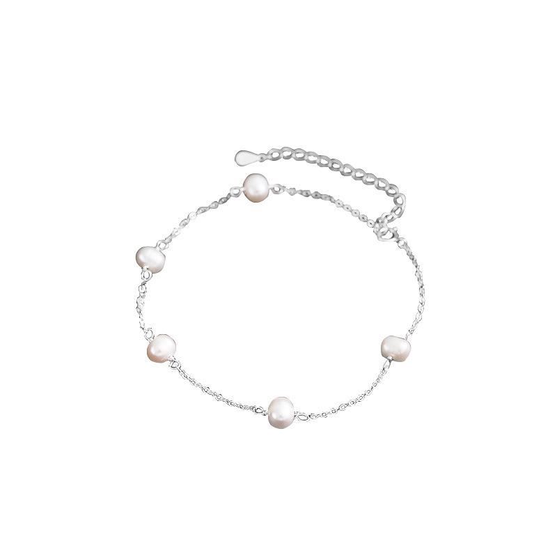 Natural Pearl Bracelet Women's New Popular Light Luxury Niche Design Hand Jewelry