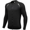 Men s Protective Jacket Breathable Motorcycle Shirt Sportswear with Removable Armor Pads Black EU L