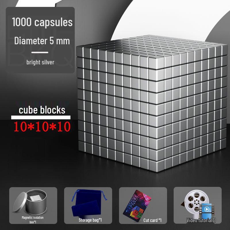 Buck Ball 1000: Magnetic Balls & Sticks Educational Set for Decompression & Creativity