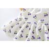 Cute Korean Style Little Girls Floral Cami And Shorts Two Piece Summer Outfit