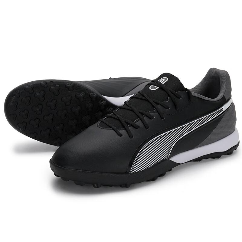 New PUMA King TT Turf Artificial Ground Soccer Shoes Men's Black Gray 107879-01