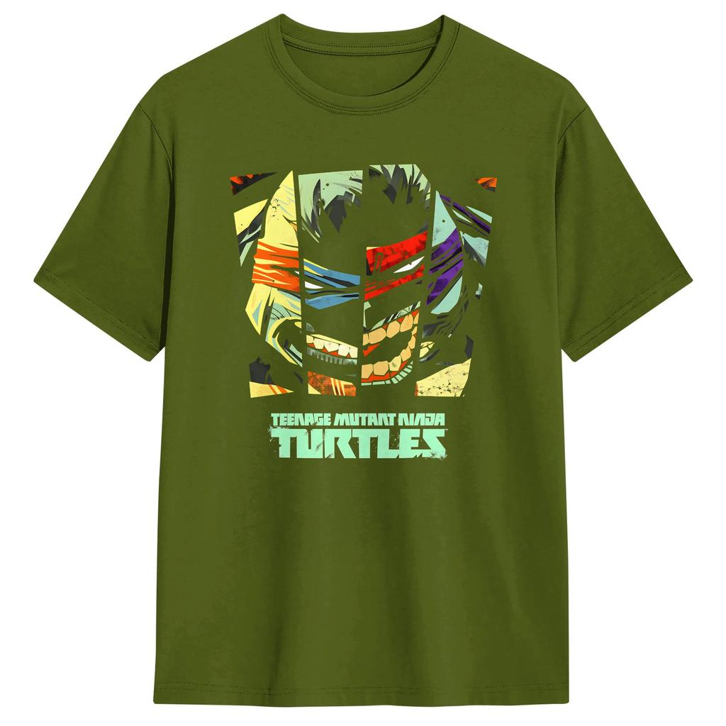 TMNT Face Strips Eastman TShirt Men Vintage TShirts Summer Breathable Harajuku Tee Shirt Cheap Oversized Tops