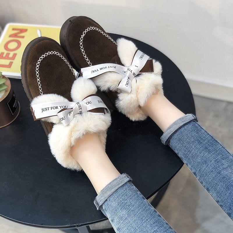 

Модные Теплые Массивные Горячие Пушистые Зимние Ботинки Женские Зима 2024 Ботильоны Обувь Обувь Низкая Платформа Эластичные Мягкие Женские Туфли Распродажа Плоские 40