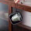 Celadon Ge Kiln Opening Film Can Raise Outdoor Portable Travel Tea Set, One Pot and Two Teacups, Gifts
